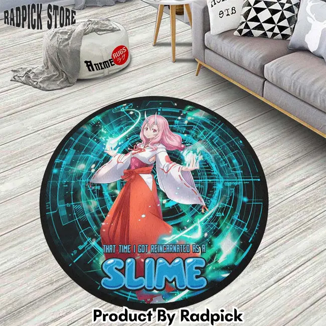 Shuna round rug custom that time i got reincarnated as a slime anime circle carpet  rp0000837